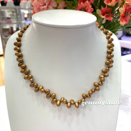 Chuỗi vòng cổ kiểu so le hạt nhỏ mã T19.023