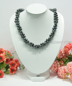 Chuỗi Ngọc Trai Dài Màu Đen Hạt To 9-9.5Mm T19.007