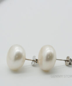 Bông tai ngọc trai trắng nụ to đại T19.194