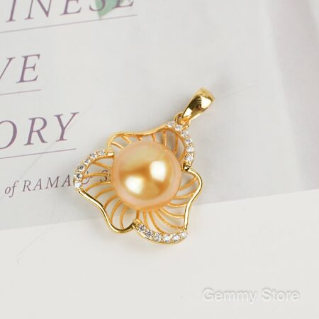Gold pendant with southsea pearl size big 15mm GS1070.50