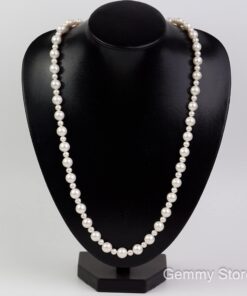 VÒNG NGỌC TRAI DÁNG DÀI KẾT HỢP HẠT TO NHỎ T23.052