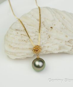 vàng 18k mặt dây chuyền ngọc trai