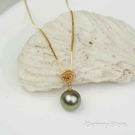 vàng 18k mặt dây chuyền ngọc trai