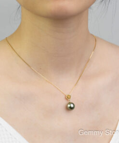 Mặt dây ngọc trai tahiti vàng 18k GS0243.92