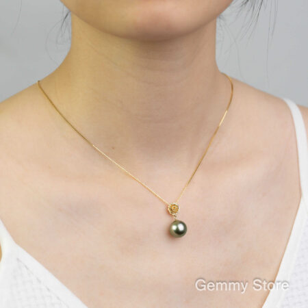 Mặt dây ngọc trai tahiti vàng 18k GS0243.92