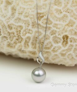 Mặt dây ngọc trai tahiti vàng trắng 18k WS0088.97