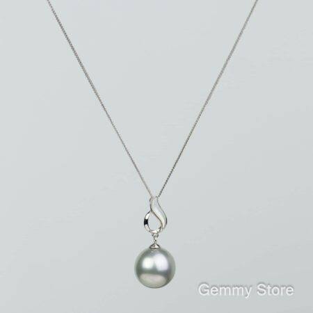 Mặt dây ngọc trai tahiti vàng trắng 18k WS0088.97