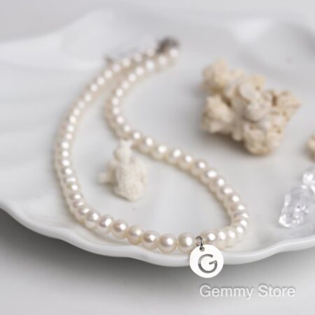 Vòng Cổ Ngọc Trai Charm Chữ G T23.277