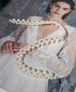 Chuỗi Ngọc Trai Đan Hoa Kiểu Choker T24035