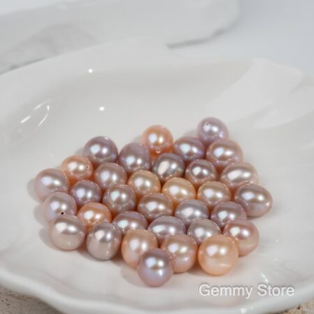 Hạt ngọc trai giọt nước 10-11mm màu hồng, tím TL049
