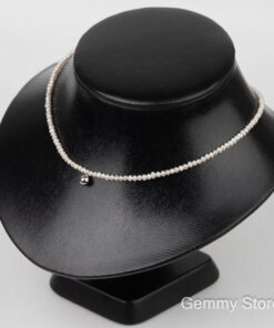 Chuỗi Ngọc Trai Size Mini 3-3.5Mm Mix Mặt Chuông Bạc T24086