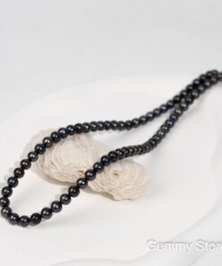 Chuỗi Tròn Ngọc Trai Đen Nước Ngọt 6Mm T24042