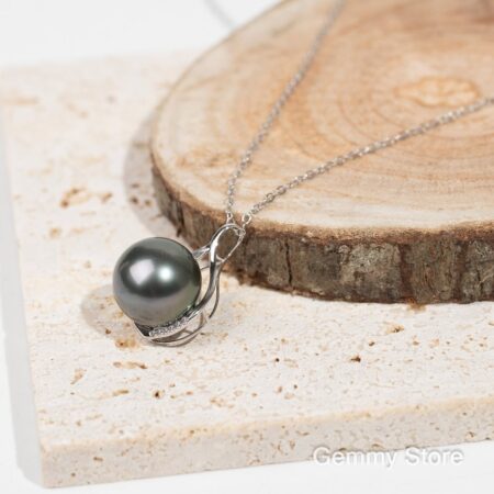 White gold pendant with tahitian sea pearl WS0200.169