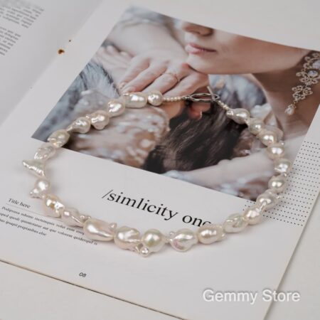 Baroque pearl necklace 10-13mm T24153