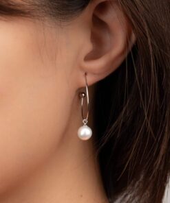 Bông tai ngọc trai kiểu hiện đại T24175