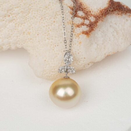 Southsea pearl pendant gold large size WS0144.209