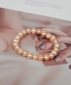 Vòng tay ngọc trai hồng BE1002