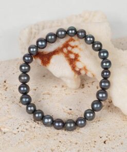 Freshwater black pearl bracelet BE1004