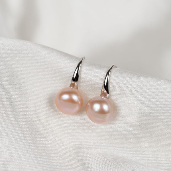 White Hook Earrings HE1002-Heart