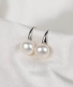 Bông tai dạng móc câu trắng HE1002-Trang