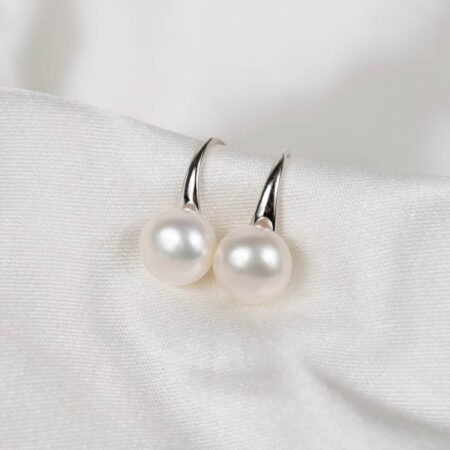 Bông tai dạng móc câu trắng HE1002-Trang