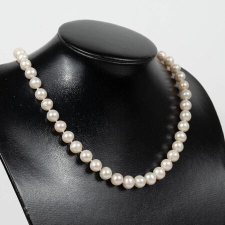 Plain pearl necklace NE1012
