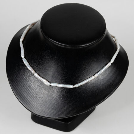 Biwa Pearl Necklace with Long Baroque Irregular Shaped Beads NE1022