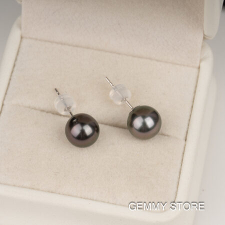 Bông Tai Nụ Tahiti Vàng Trắng 18K WS0625.234