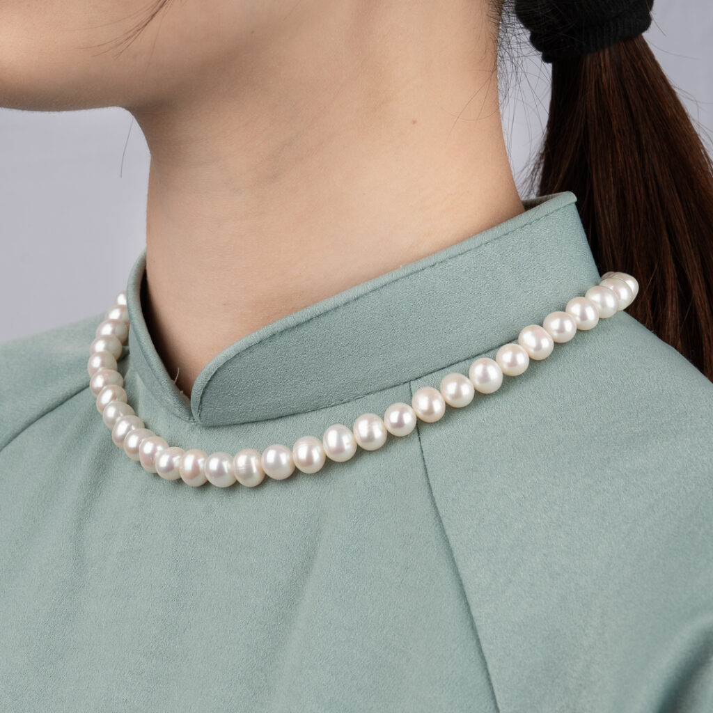 Chuỗi Ngọc Trai Trắng 8-9 Ly