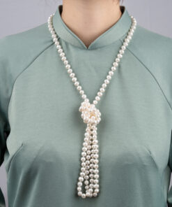 Dây Ngọc Trai Dài Trắng 7-8 Ly