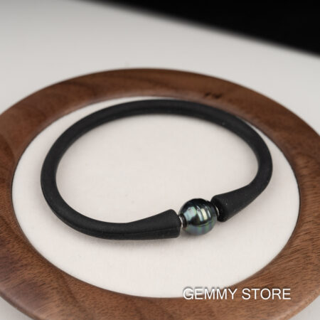 Vòng Tay Ngọc Trai Đen Nước Mặn Tahiti BE1012