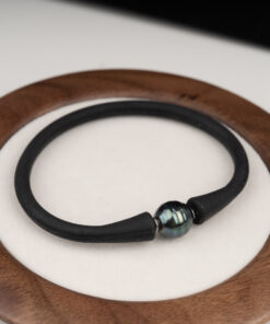 Vòng Tay Ngọc Trai Đen Nước Mặn Tahiti BE1012