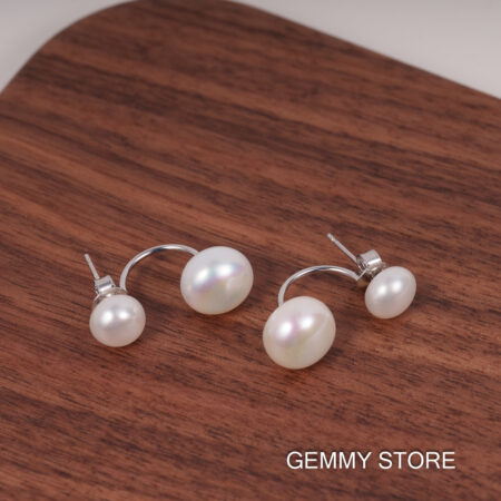 Bông Tai Ngọc Trai Trên Dưới SE1053