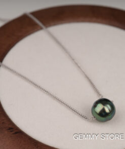 Dây Chuyền Bạc Ngọc Trai Tahiti Dị Hình SP1018