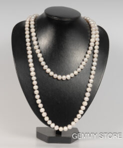 Vòng Ngọc Trai Dài Trắng Trơn 10 Ly NE1042