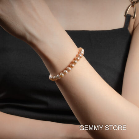 Vòng Tay Ngọc Trai Hồng BE1013