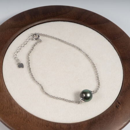 Lắc Tay Bạc Ngọc Trai Biển Tahiti BC1028