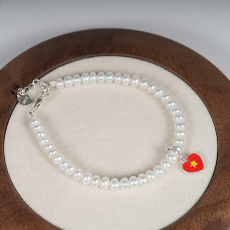 Lắc Tay Ngọc Trai Trắng Charm Việt Nam BC1035