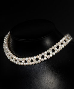 Vòng Ngọc Trai Đan Size Nhỏ Kiểu Choker NE1044