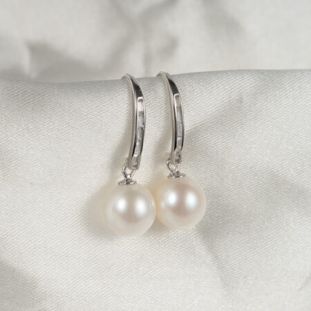 Bông Tai Dáng Móc Câu Thả Hạt Đẹp Kết Hợp Đá Sang Trọng HE1008