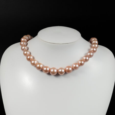 14mm Purple Pearl Necklace NE1056