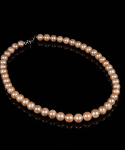 Vòng Cổ Ngọc Trai Hồng 9mm NE1069