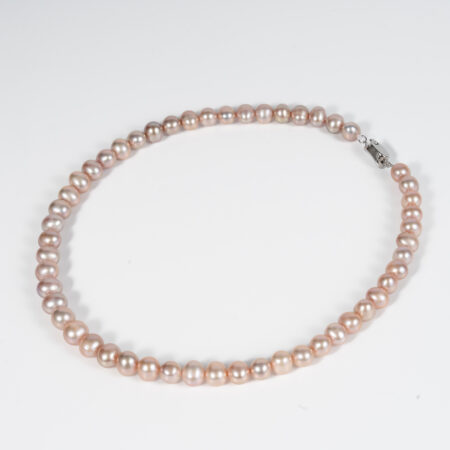 Purple Pearl Necklace 8-9mm NE1064