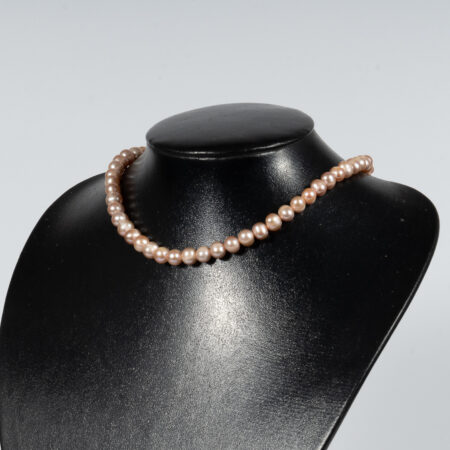 Purple Pearl Necklace 7mm NE1071-Tim