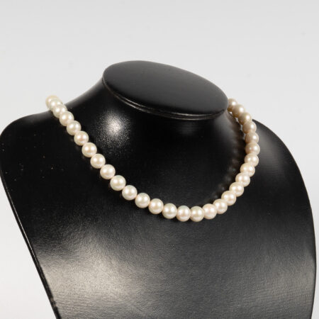 9mm White Pearl Necklace NE1061