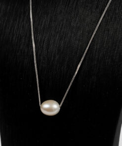 Dây Chuyền Ngọc Trai Giọt Nước Xuyên Hạt SP1034