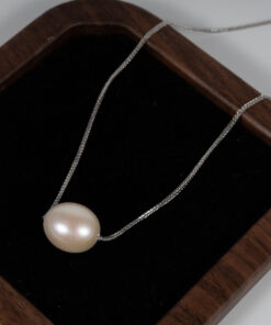 Dây Chuyền Ngọc Trai Giọt Nước Xuyên Hạt SP1035