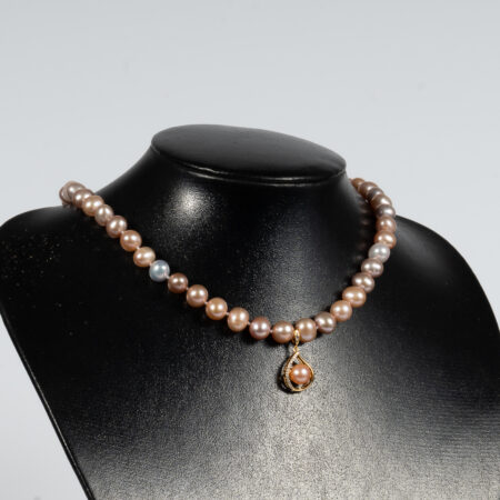Pearl Necklace with Mixed Colors NP1062