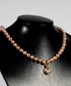 Vòng Cổ Ngọc Trai Tím Có Mặt NP1065