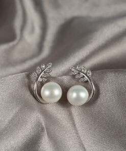 Bông Tai Ngọc Trai Chiếc Lá SE1066